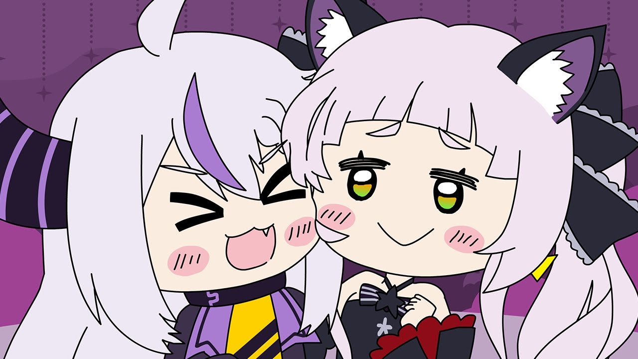 手描き】出会って5秒でクソガキシスターズ【紫咲シオン/ラプラス