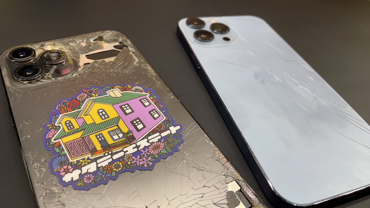 iPhoneのバックパネルは割れる! iPhone 12 Pro Max / 13 Pro Max 背面