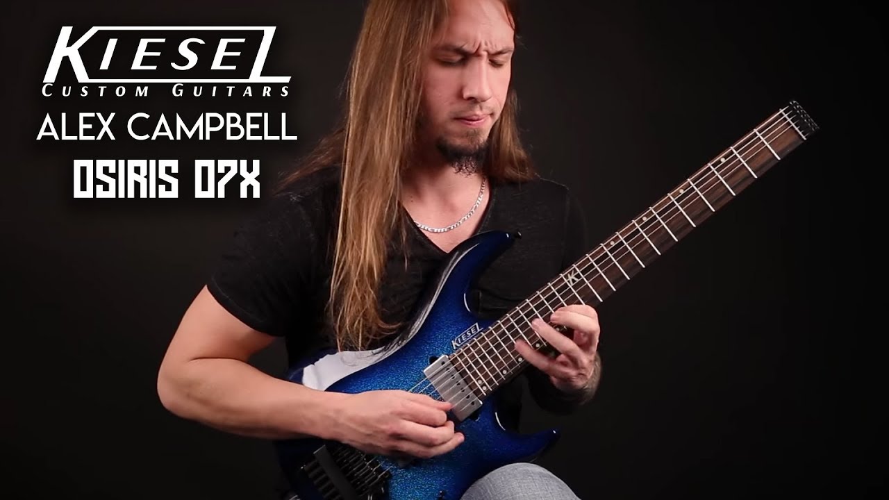 Kiesel Guitars - Alex Campbell - Osiris O7X Headless Guitar - YouTube
