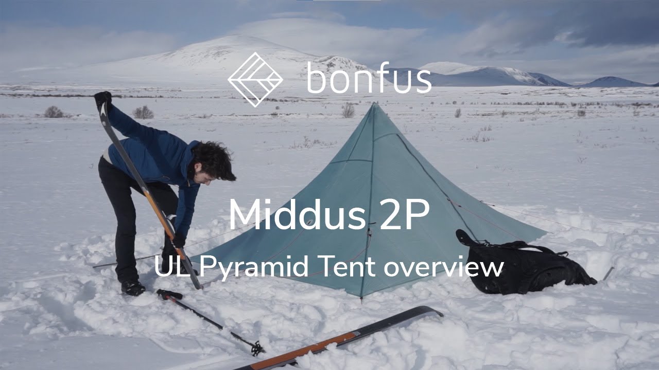 Bonfus Middus 2P | UL DCF Pyramid Tent Overview - YouTube