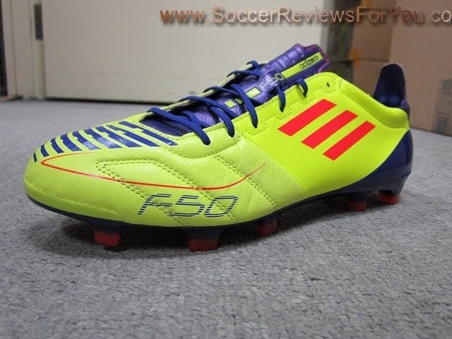 adidas F50 adizero TRX FG (Leather)-Electricity/Infrared/Sharp