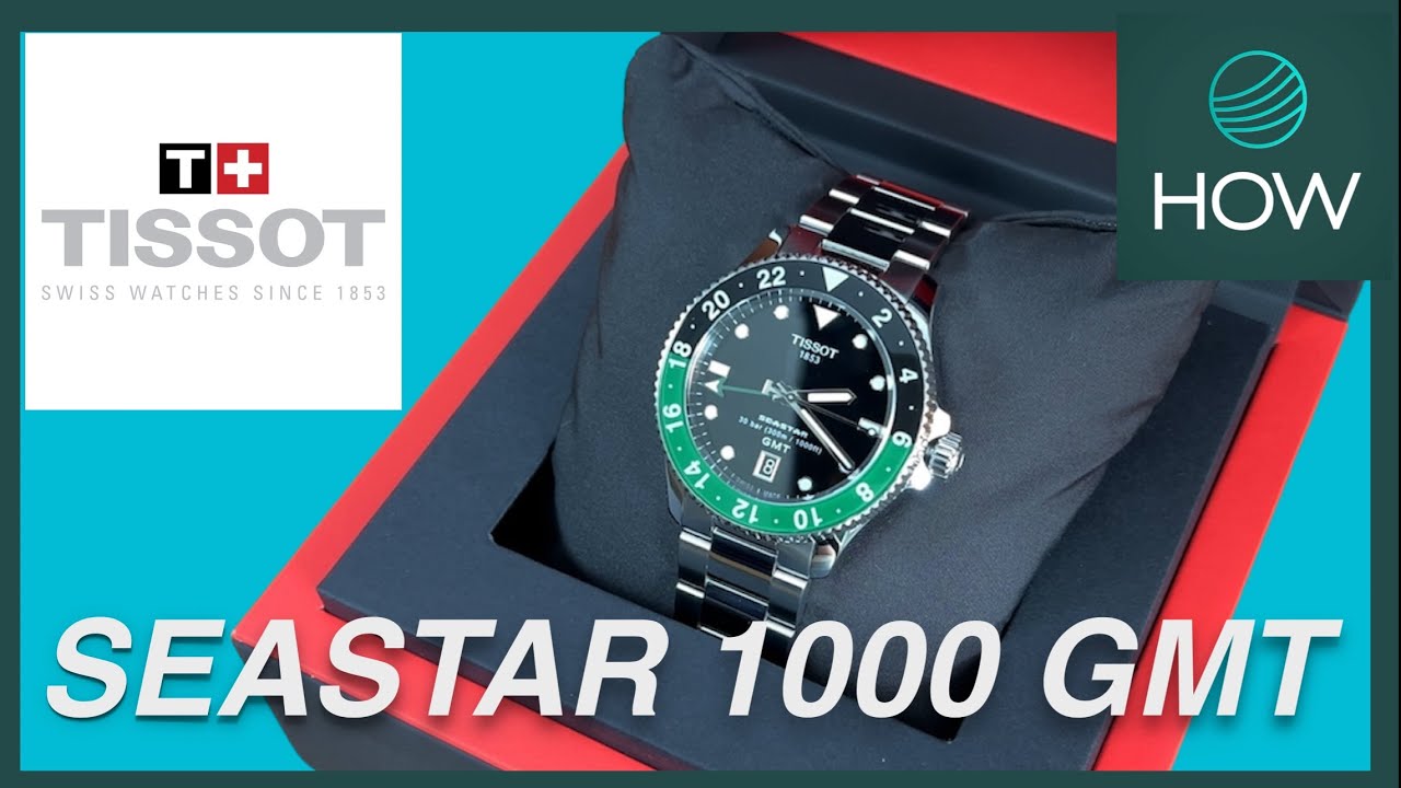 TISSOT SEASTAR 1000 QUARZ GMT SPRITE - YouTube