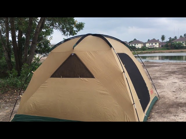 Coleman B.C.Wide Roof Dome 300 UV Pro Review By D4Camper 3 - YouTube