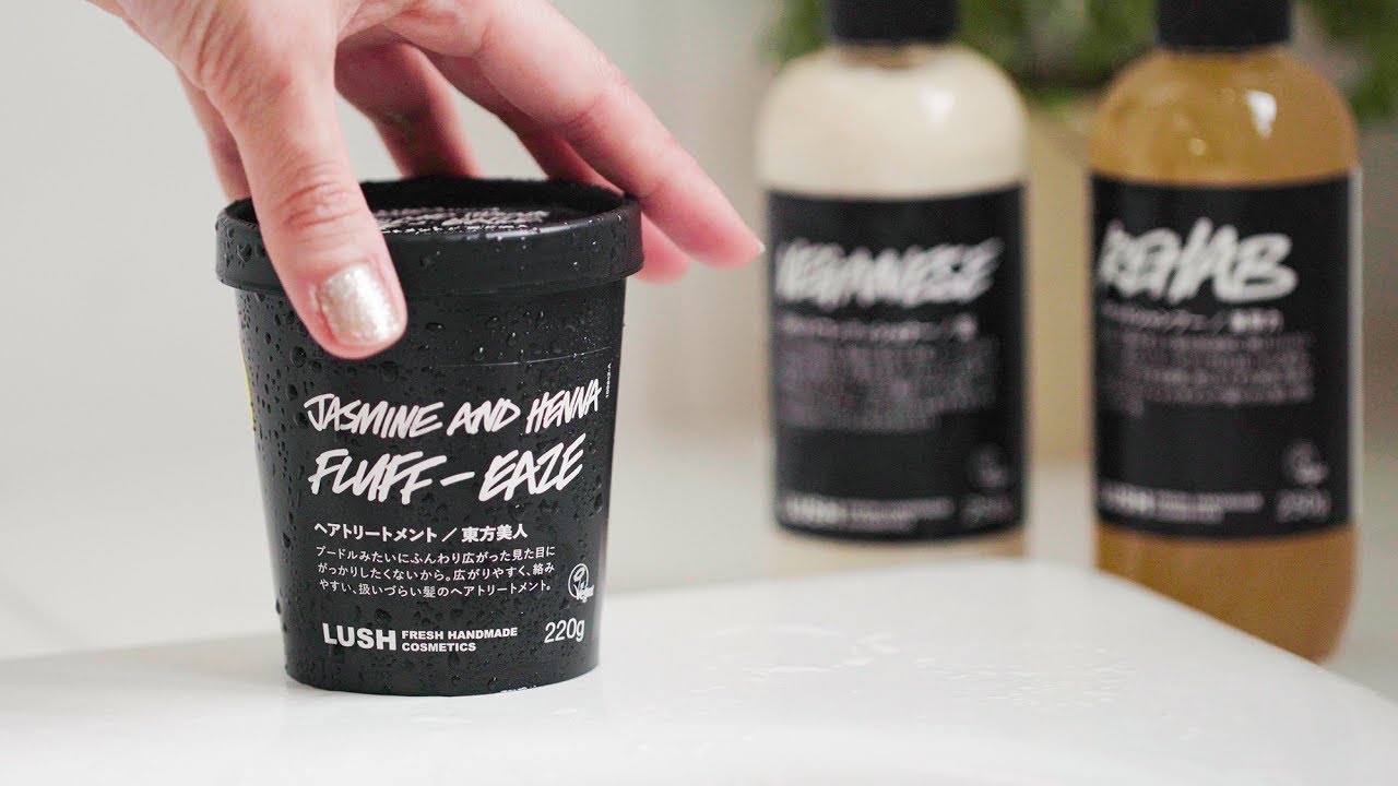 How to Use ヘアトリートメントの使い方｜LUSH ラッシュ - YouTube