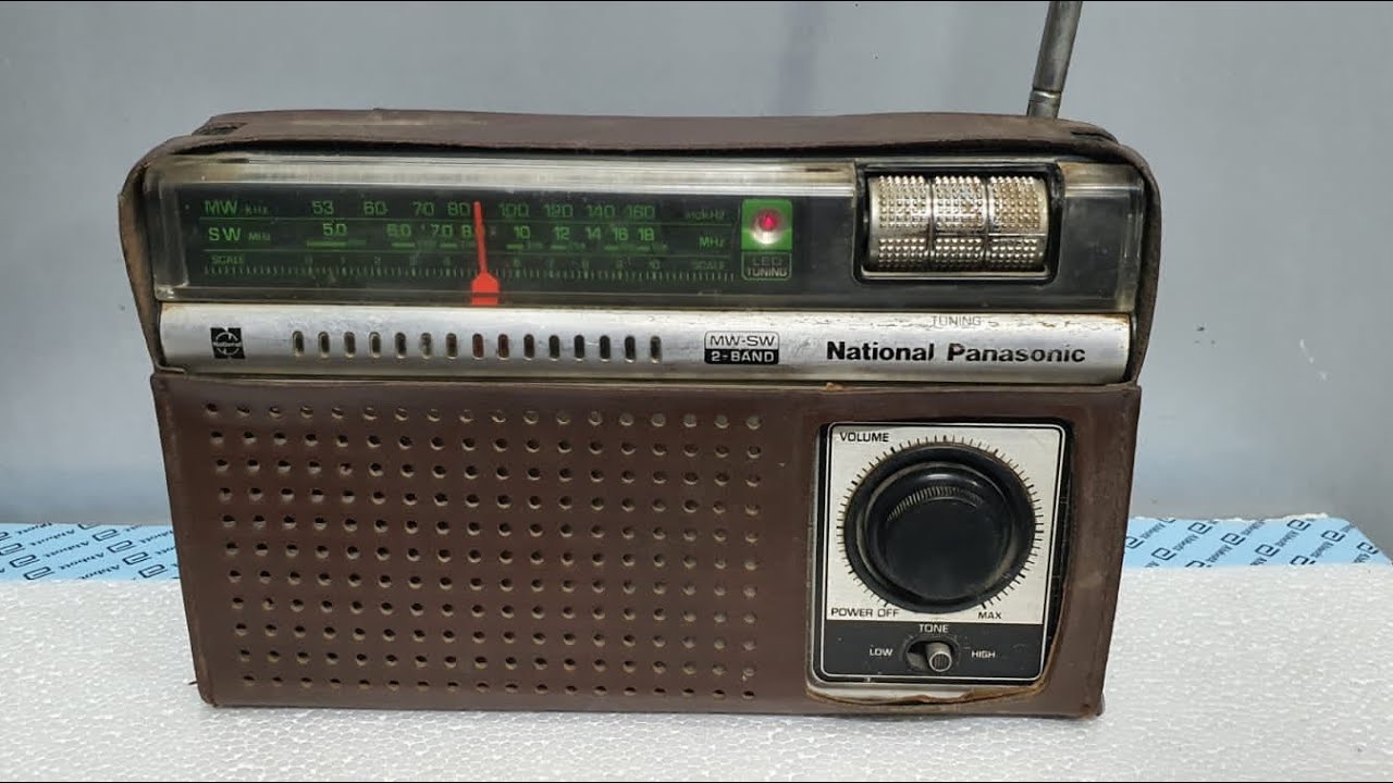 National Panasonic ヴィンテージラジオ RFステージMW/SW National