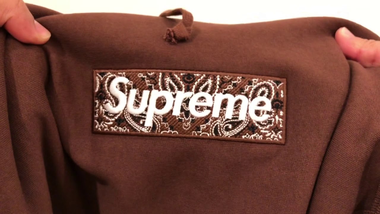 Supreme Bandana Box Logo - Dark Brown - Legit Check Tips - YouTube