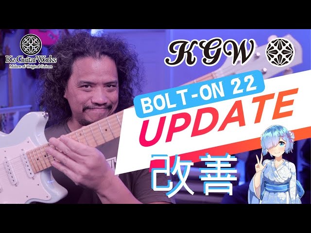 KAIZEN - KGW Bolt-on 22 updated specs and DEMO | KZ Guitar Works