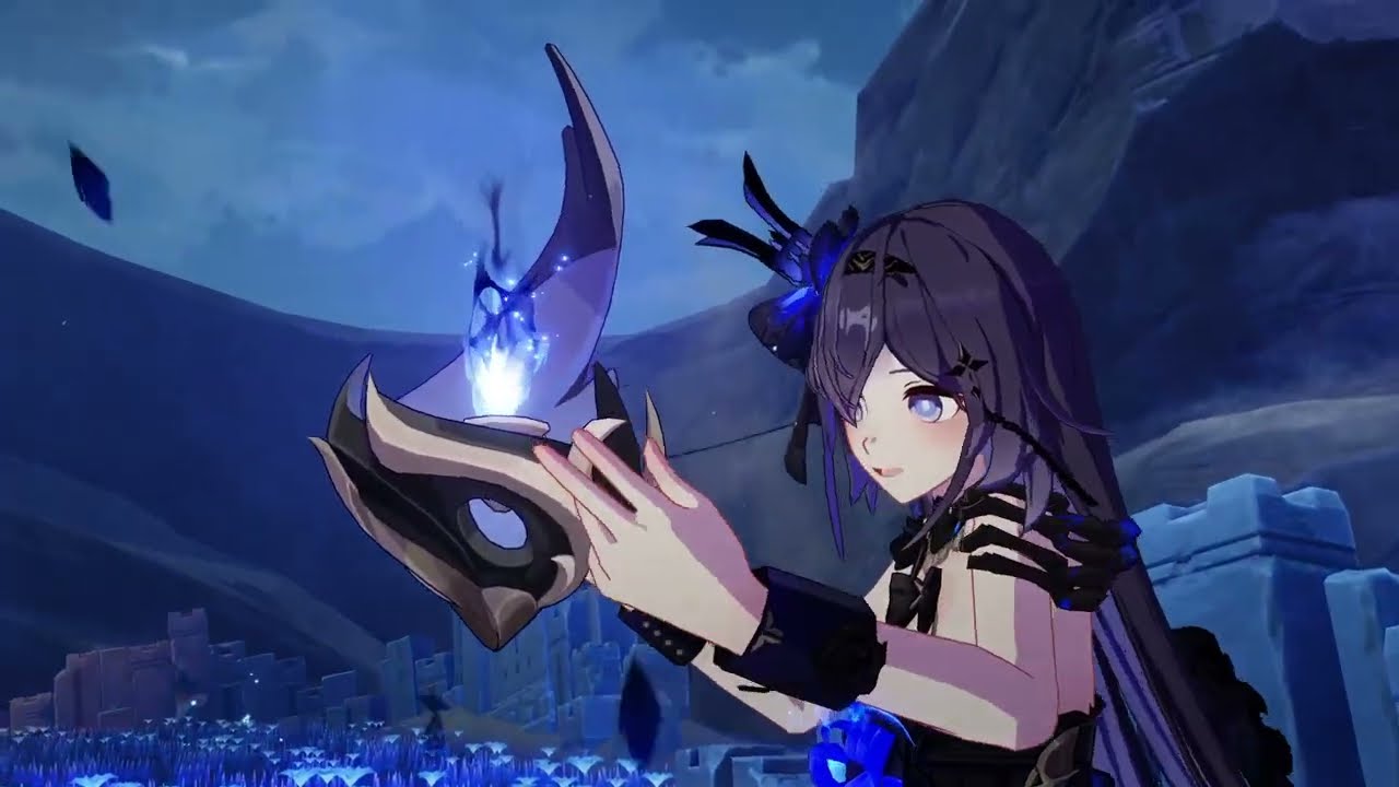 崩壊3rd]ナイトエンブレイス💀死生の律者 ゼーレ[コスチュームお試し