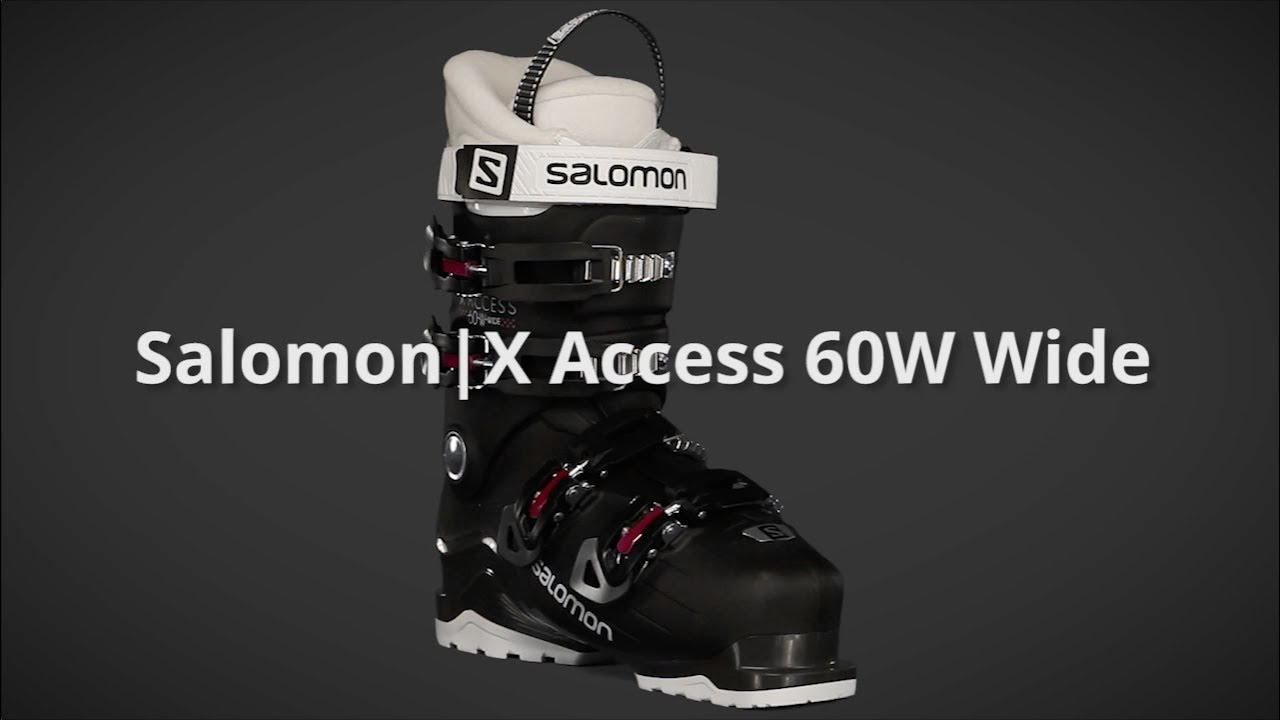 2018 Salomon X Access 60W Wide Womens Boot Overview by SkisDotCom