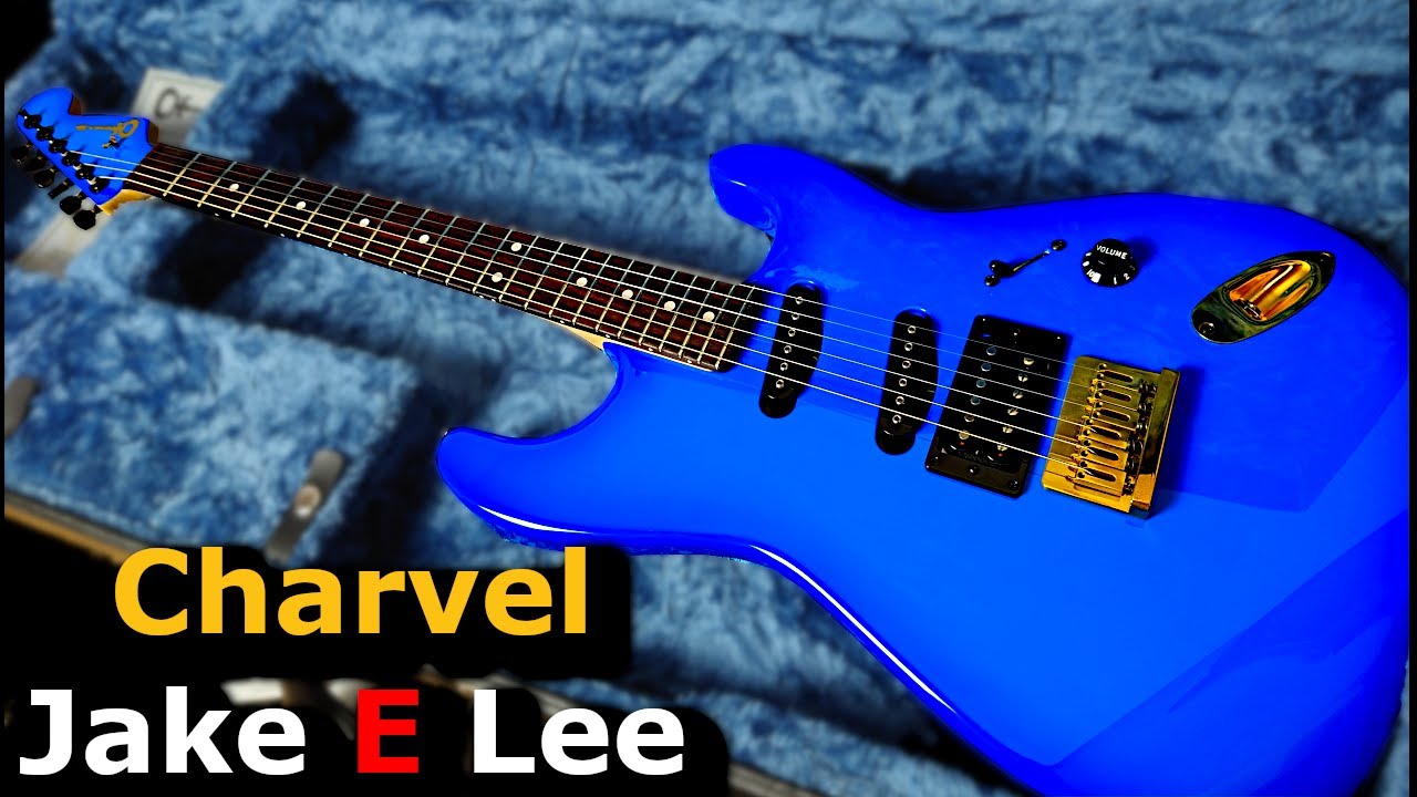 Jake E Lee Charvel Blue Burst ジェイクeリー Charvel Jake E. Lee