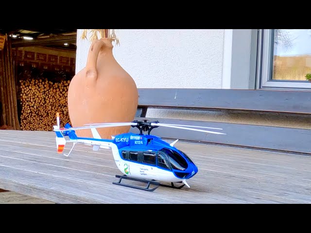 Eurocopter EC145 - XK K124 Electric RC Helicopter Outdoor Flight