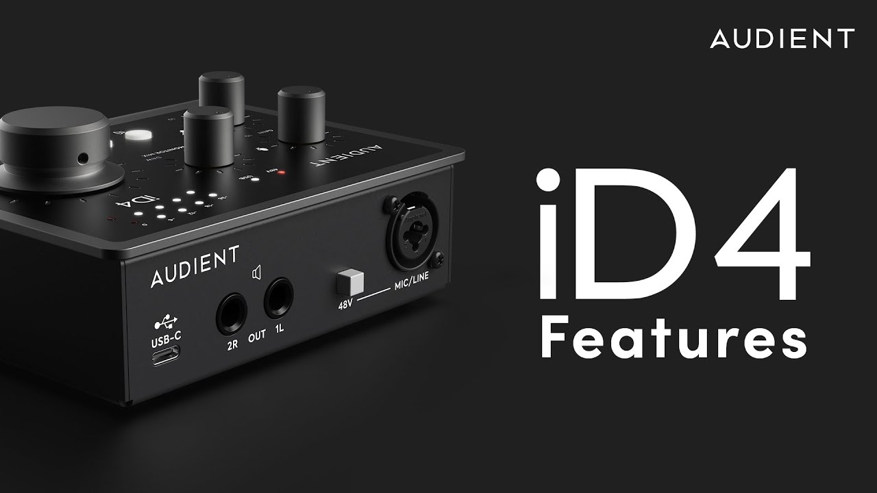 Audient iD4 MkII Feature Overview - YouTube