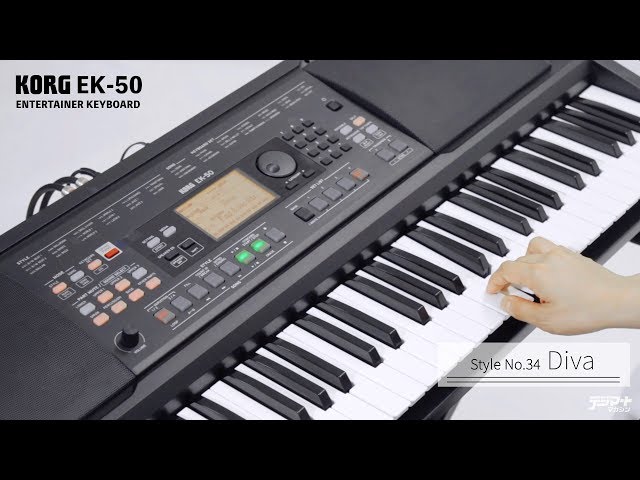 KORG / EK-50 エンターテイナー・キーボード reviewed by 大迫杏子