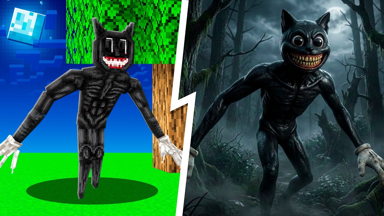 CARTOON CAT CAPTURED IN REAL LIFE - YouTube