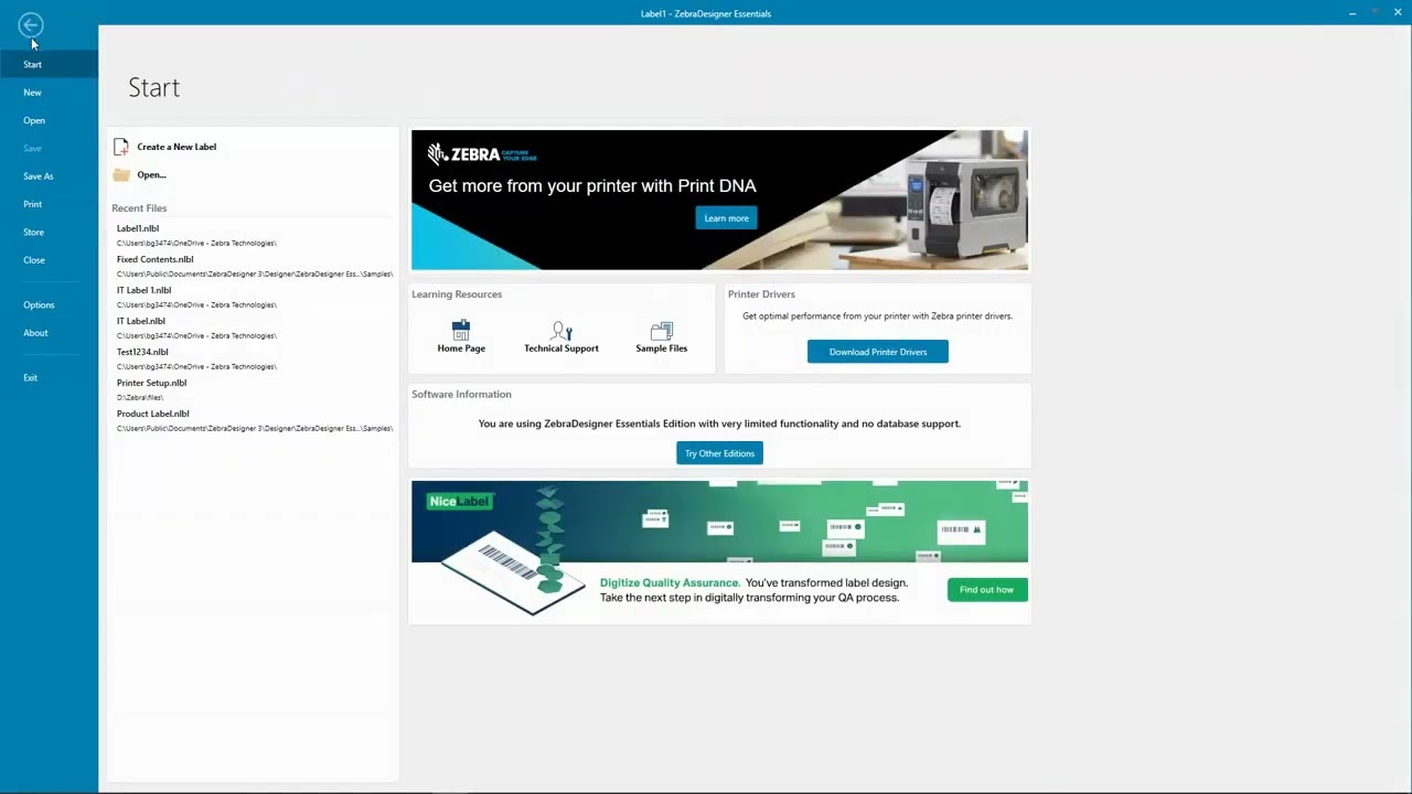 Variable Input Label: ZD621T & CS6080 Scanner | Zebra - YouTube