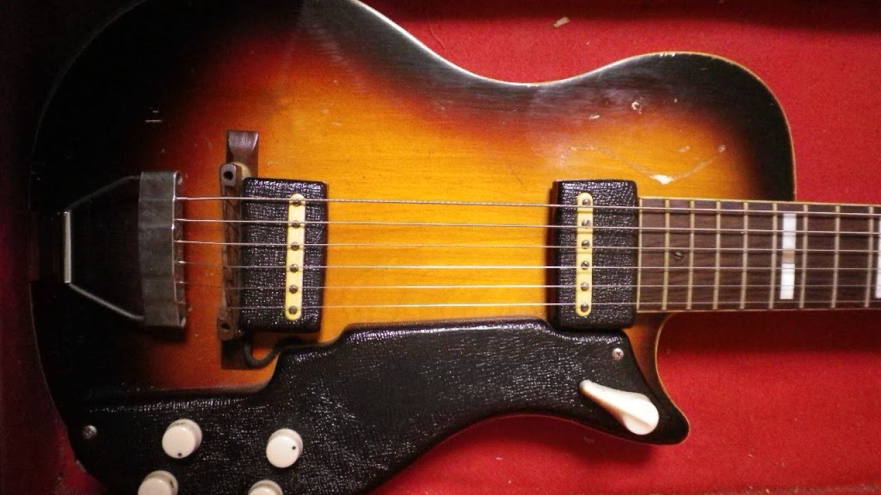 バタヤン田端義夫 ギター National Solid Body Electric Spanish