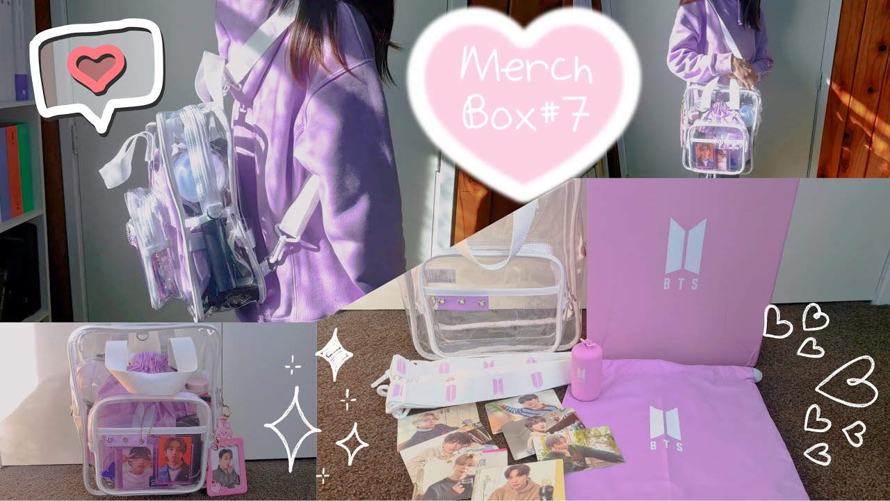 BTS Merch Box #5 Unboxing + What can fit? - YouTube