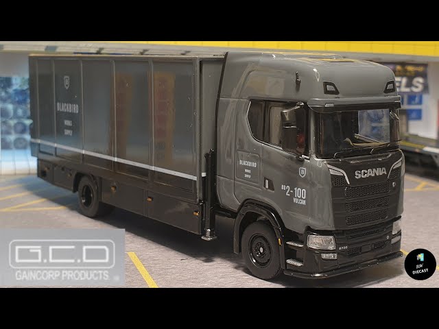 Scania 730S Blackbird Enclosed Double Deck Tow Truck by GCD 1/64