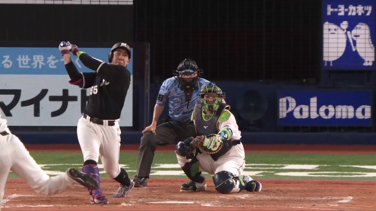 まだまだ止まらん！出場選手最年少・寺地隆成（ロッテ）のタイムリーで