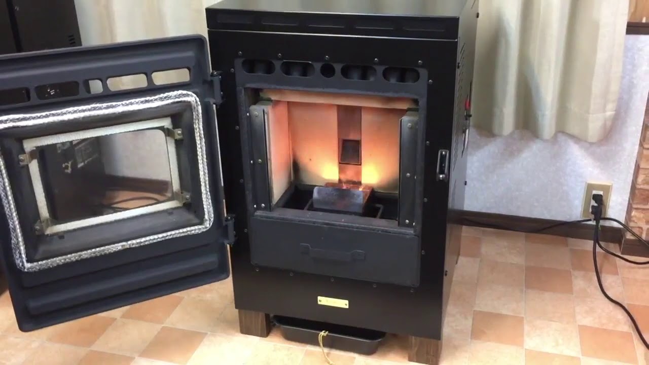 SAIKAIペレットストーブ着火・消火のながれ－温風式ファンヒーター