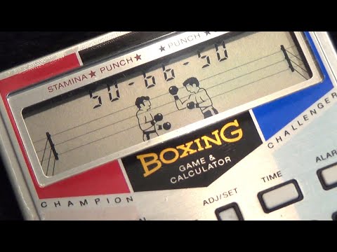レトロ ゲーム電卓】カシオ ボクシング BG-15T カリキュレーター