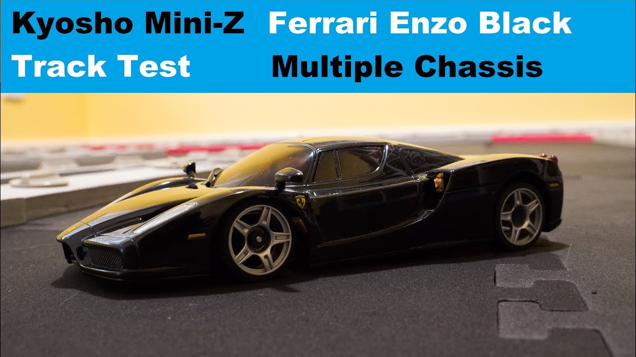 Kyosho Mini-Z Ferrari Enzo Track Test - YouTube