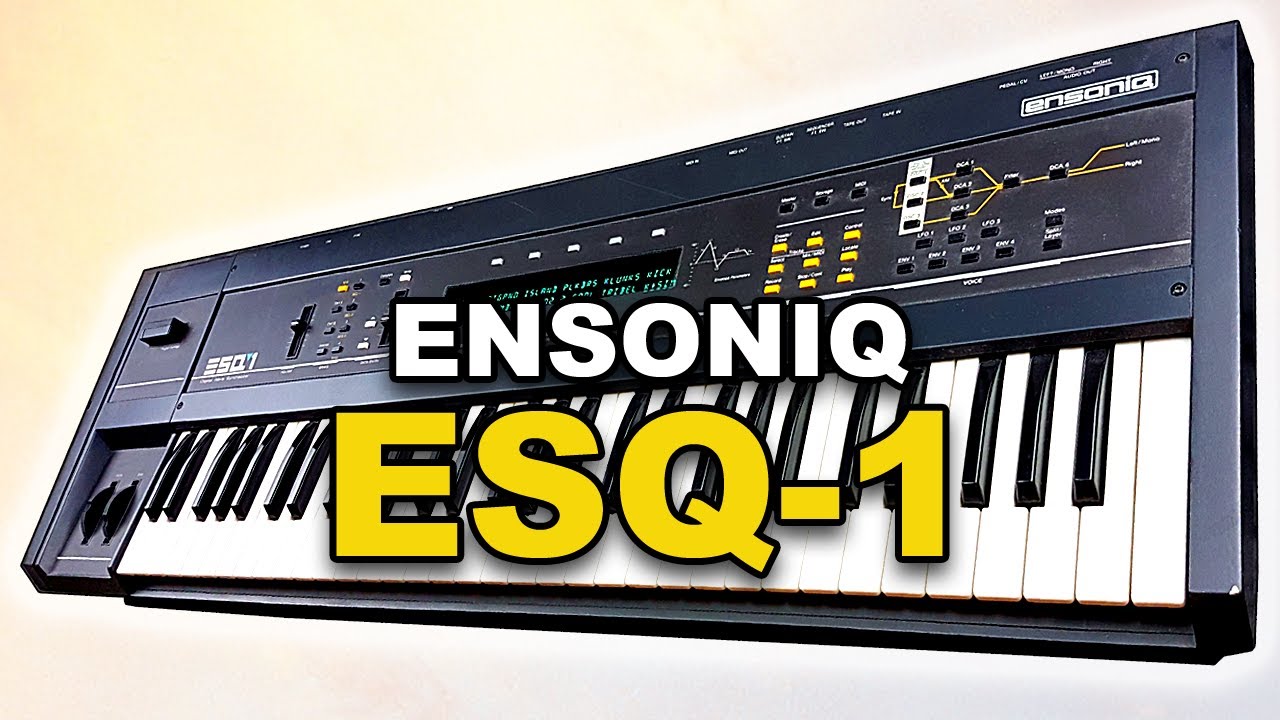 ENSONIQ ESQ-1 - Synth Demo | Sounds, Patches & Presets - YouTube