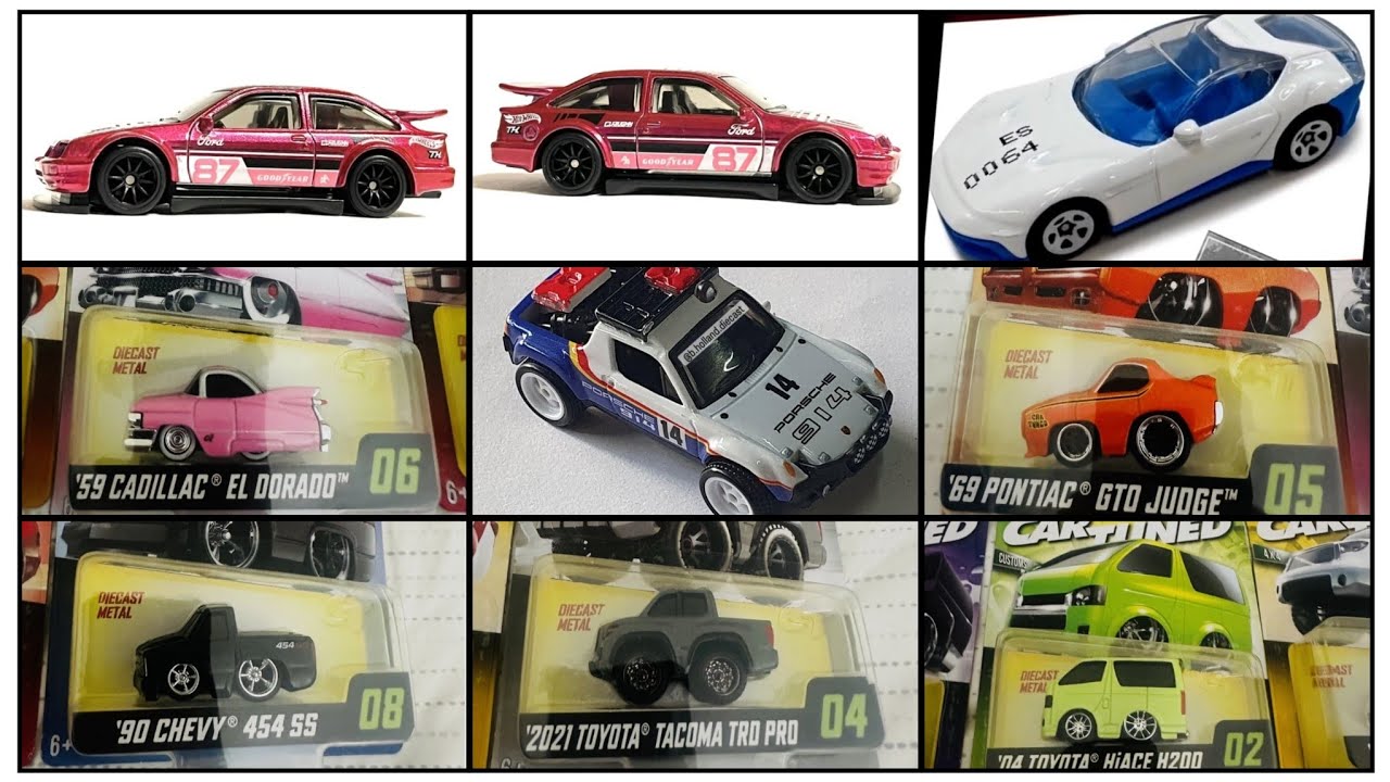 New Hot Wheels STH Ford Sierra Cosworth, Hot Wheels Ferrari