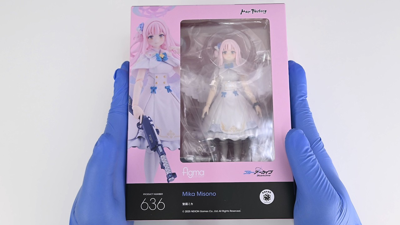 FIGURE UNBOXING : misono mika figma [No talking] - YouTube