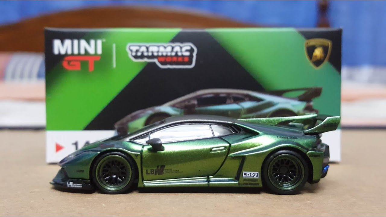 MINI GT x TARMAC WORKS 1/64 Diecast - LB Works Lamborghini Huracan