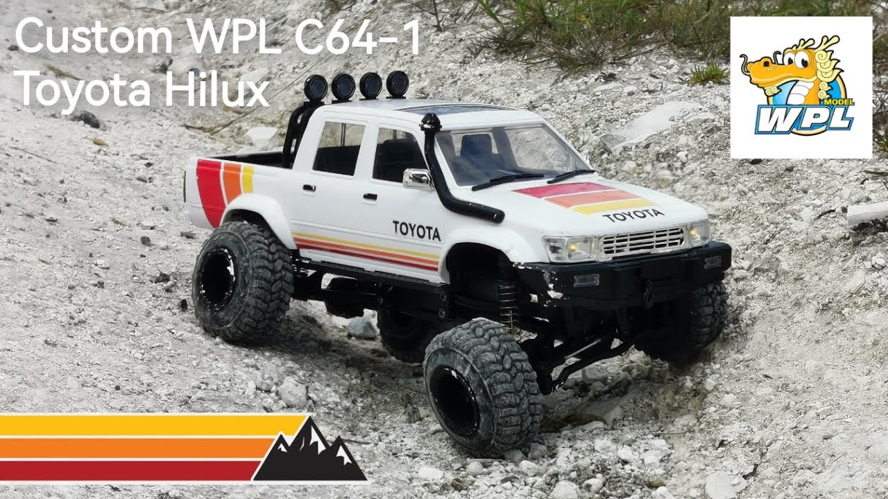 Custom WPL C64-1 - Toyota Hilux - Trail Run - YouTube