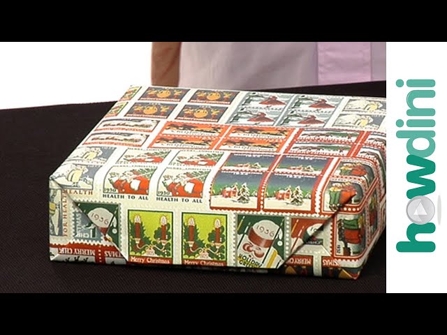 How to wrap a gift box - YouTube