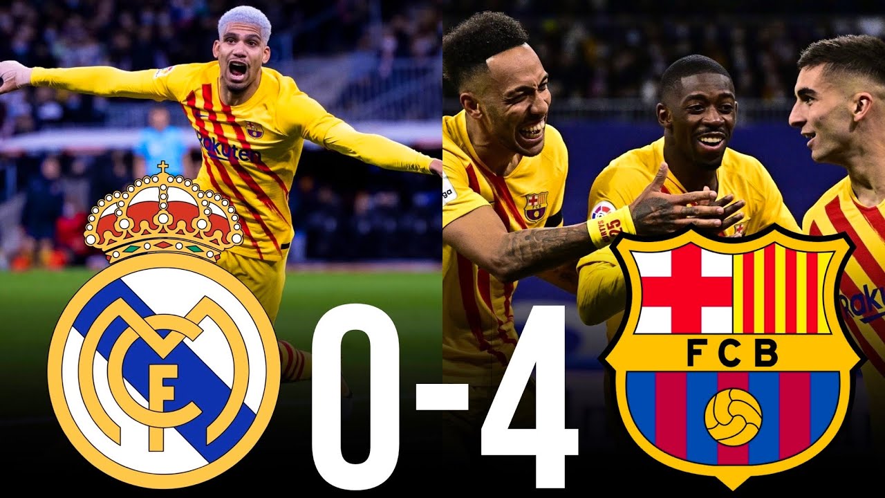 🚨Real Madrid 0-4 FC Barcelona: Xavi's Barca SCORES 4 pass 'La