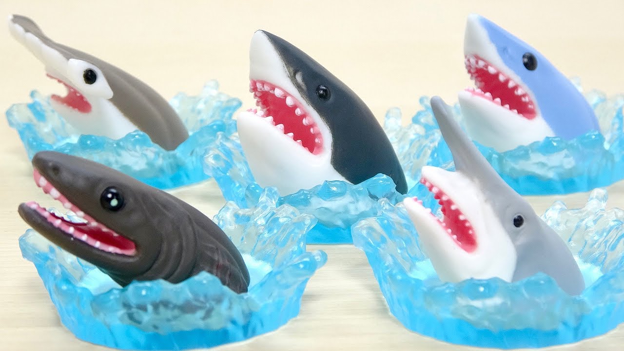 200円以上のクオリティー!! 最恐 危険生物フィギュア 鮫 全5種類