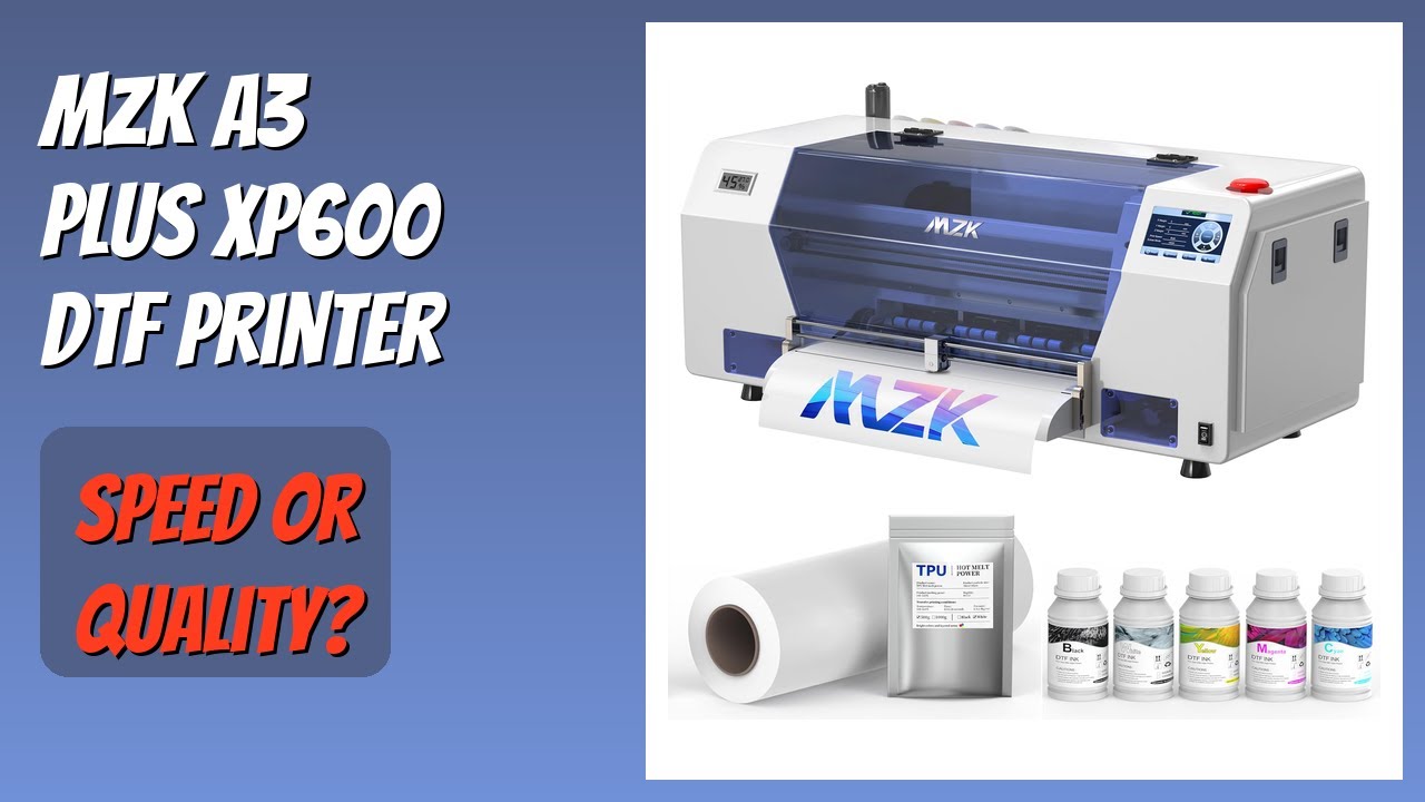 REVIEW (2026): MZK A3 Plus XP600 DTF Printer. Features. - YouTube