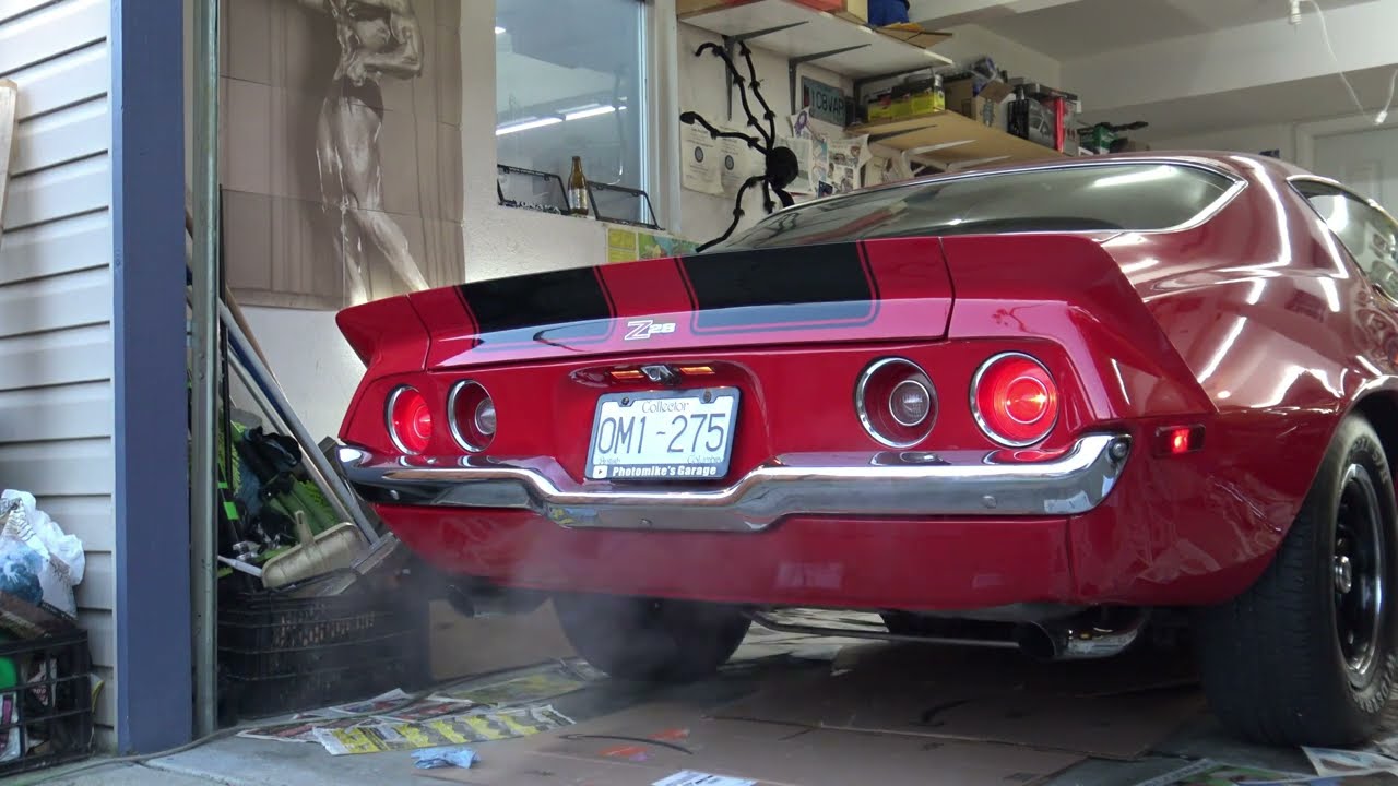 1973 Camaro Z28 cold start! - YouTube
