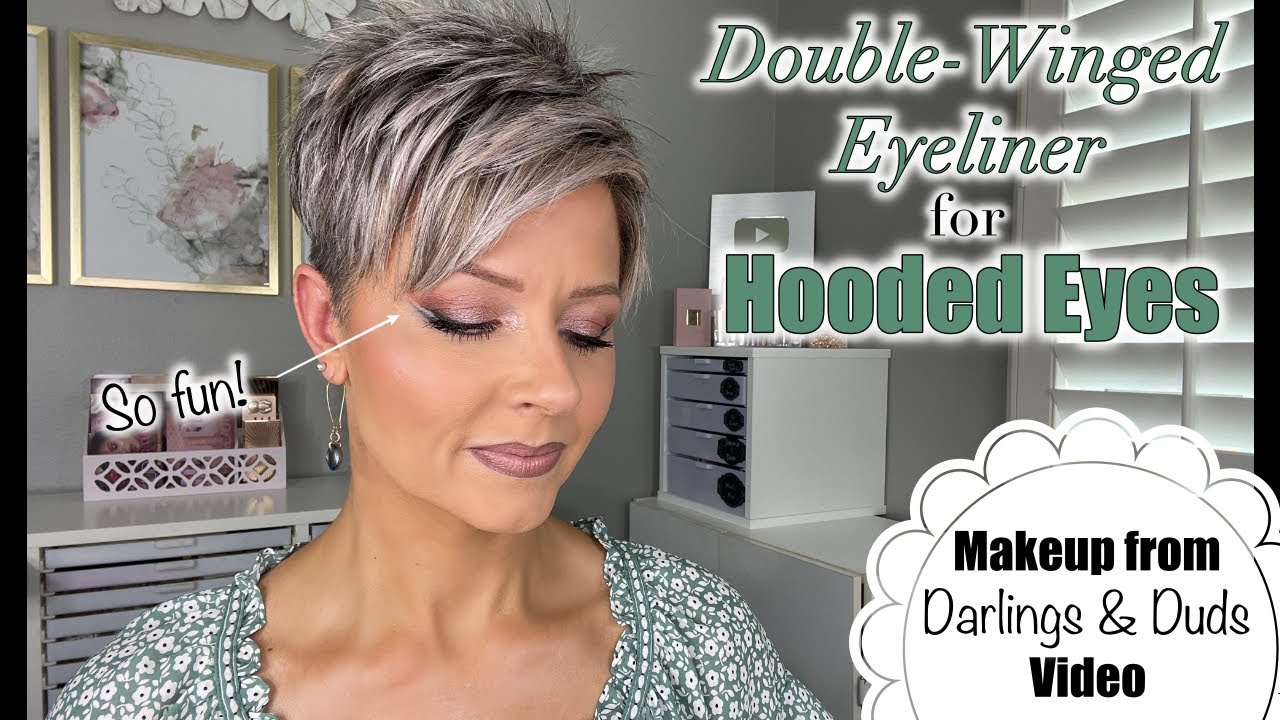 Double-Winged Eyeliner Tutorial for Hooded Eyes ~ So Fun!!🤩 - YouTube