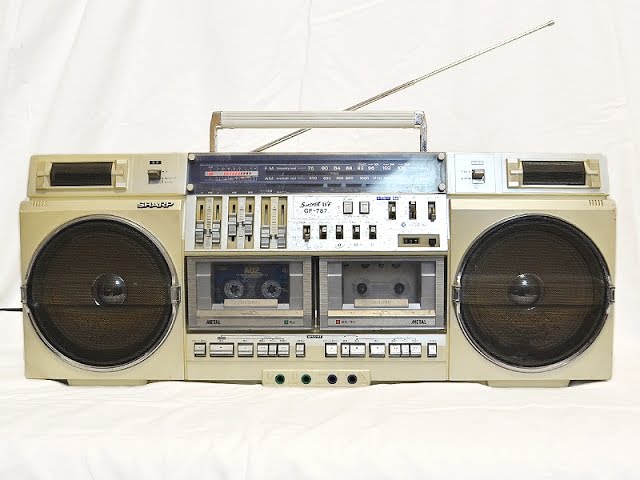 SHARP】GF-757ラジカセ ダブルカセット 【公式通販】