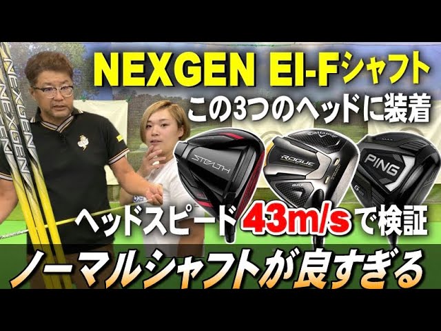 NEXGEN EI-F Shaft] The standard shaft, E-IF, for the new NEXGEN