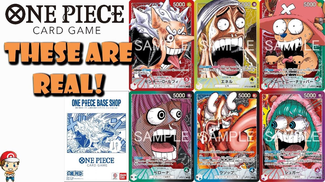 Crazy New One Piece Card Game Leaders are REAL! One Piece Base