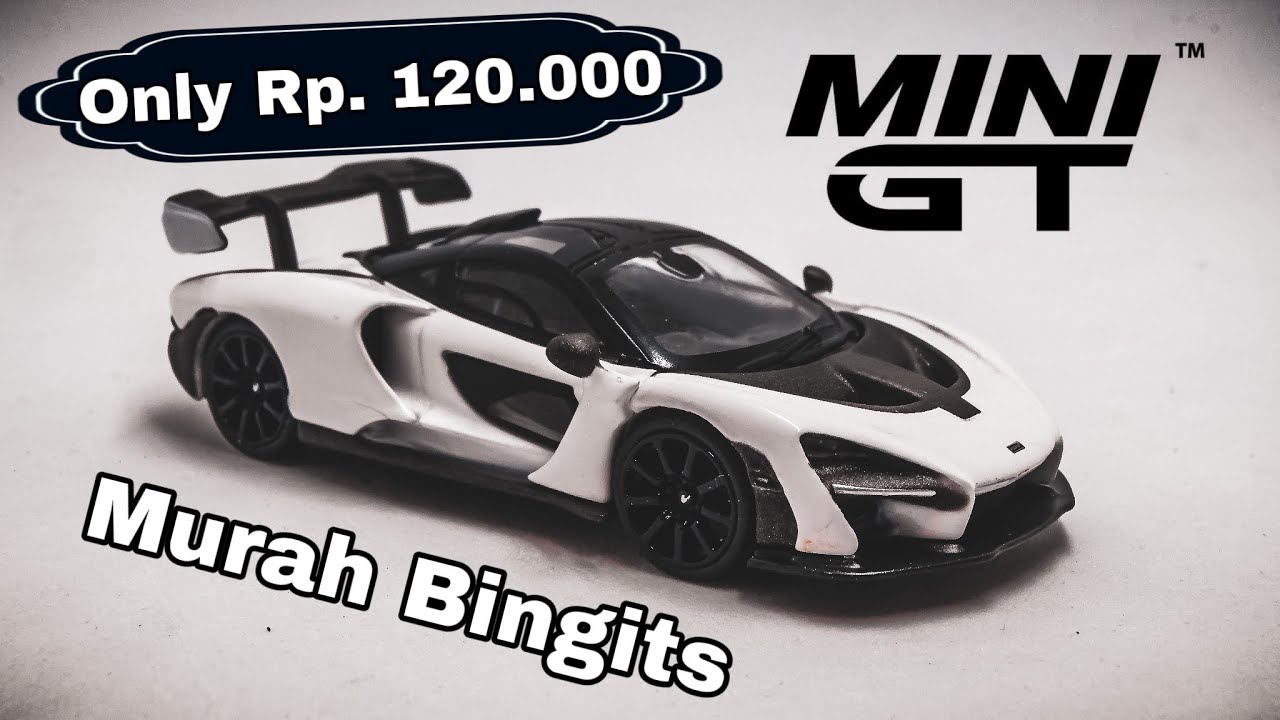 Unboxing Mini GT McLaren Senna White Hong Kong ToySoul Show
