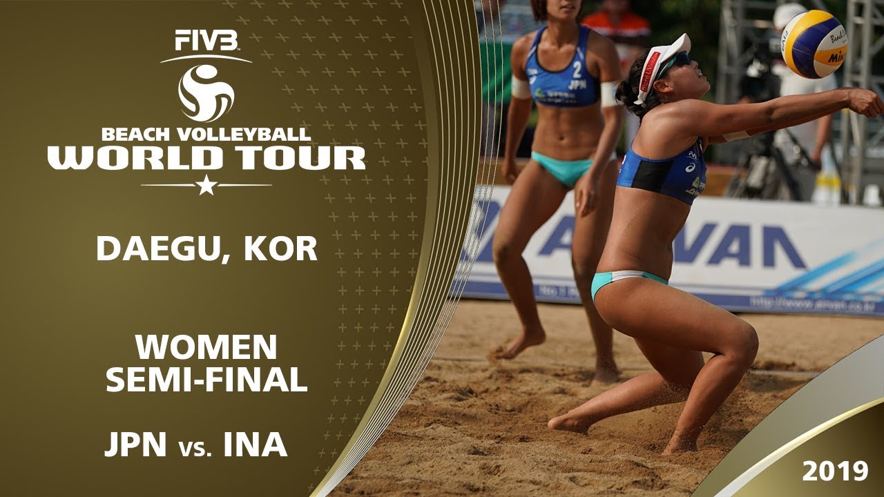 Women's Semi-Final: JPN vs. INA | 1* Daegu (KOR) - 2019 FIVB Beach