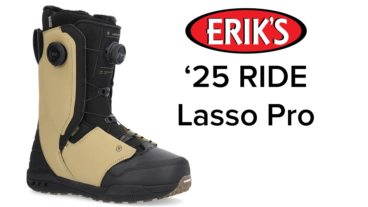 2025 RIDE Lasso Pro Snowboard Boots - YouTube