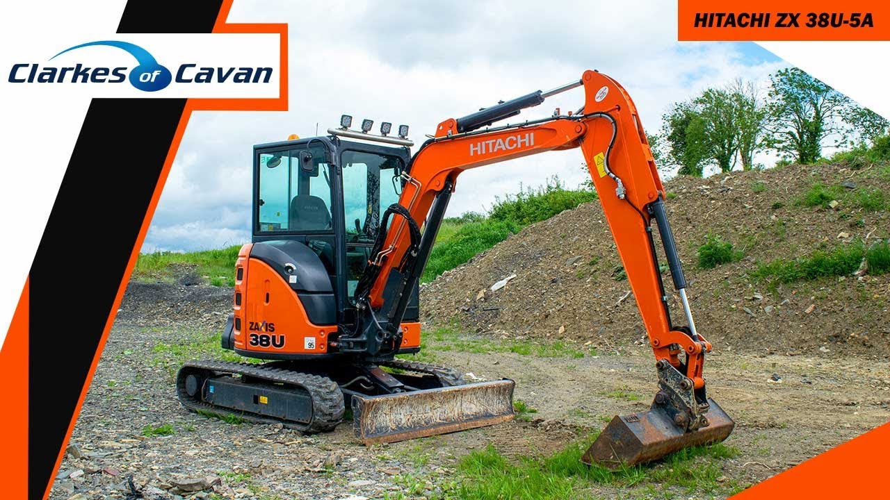 HITACHI ZX 38U-5A - YouTube