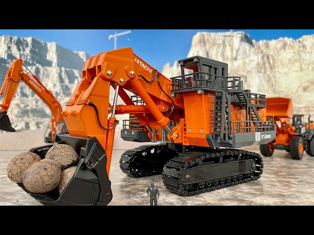 A miniature model of the Hitachi Construction Machinery EX8000