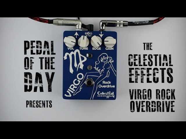 Celestial Effects Virgo Rock Overdrive Guitar Effects Pedal Demo