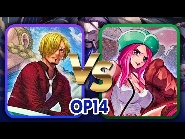 OP14 Blue/Purple Sanji vs Green Jewelry Bonney | One Piece TCG POV