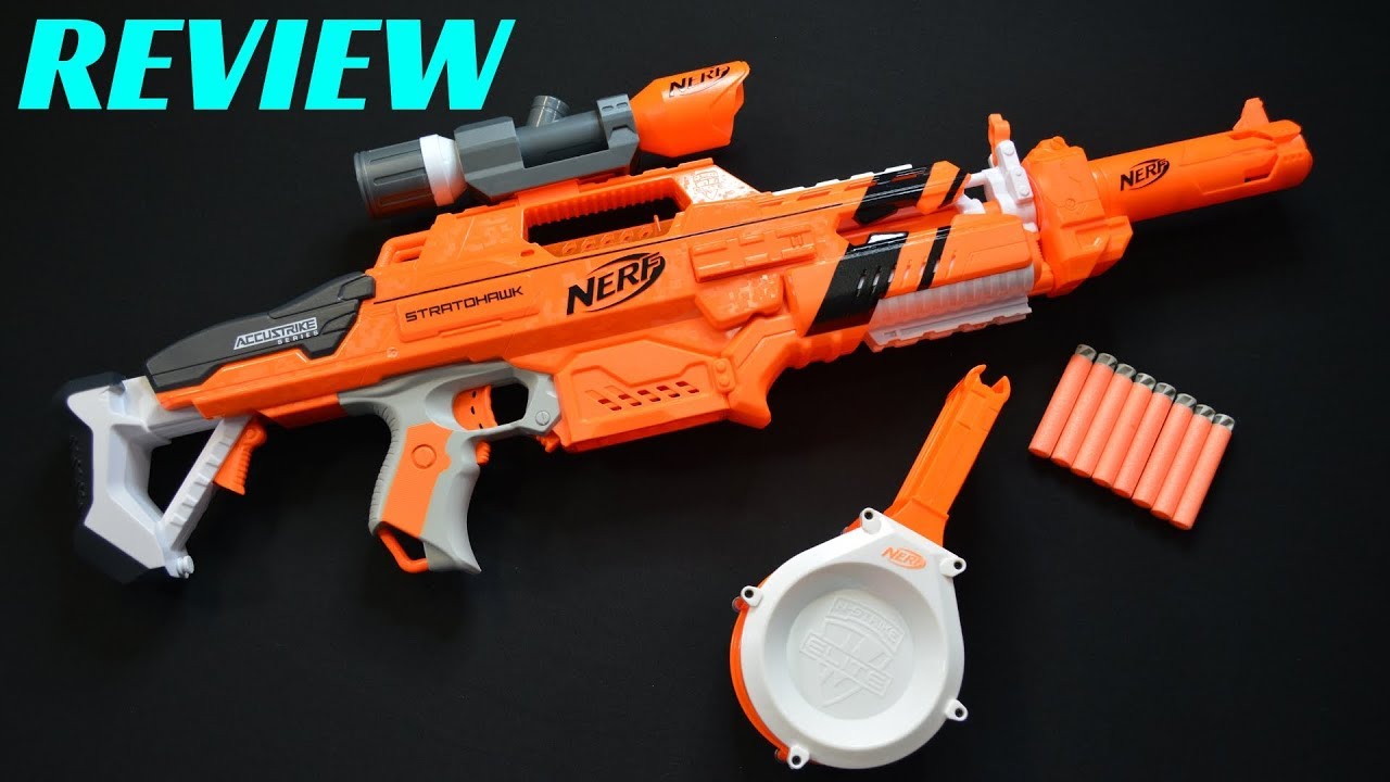 REVIEW] Nerf Accustrike STRATOHAWK (An Awesome Rapidstrike Repaint