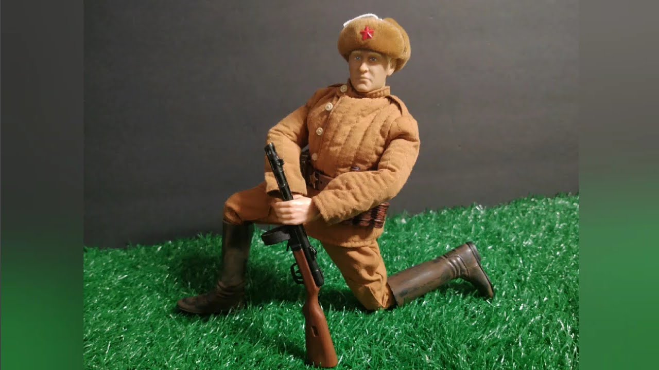 GiJoe 1/6 WW2 Russian Infantry Soldier Action Figure Unboxing and