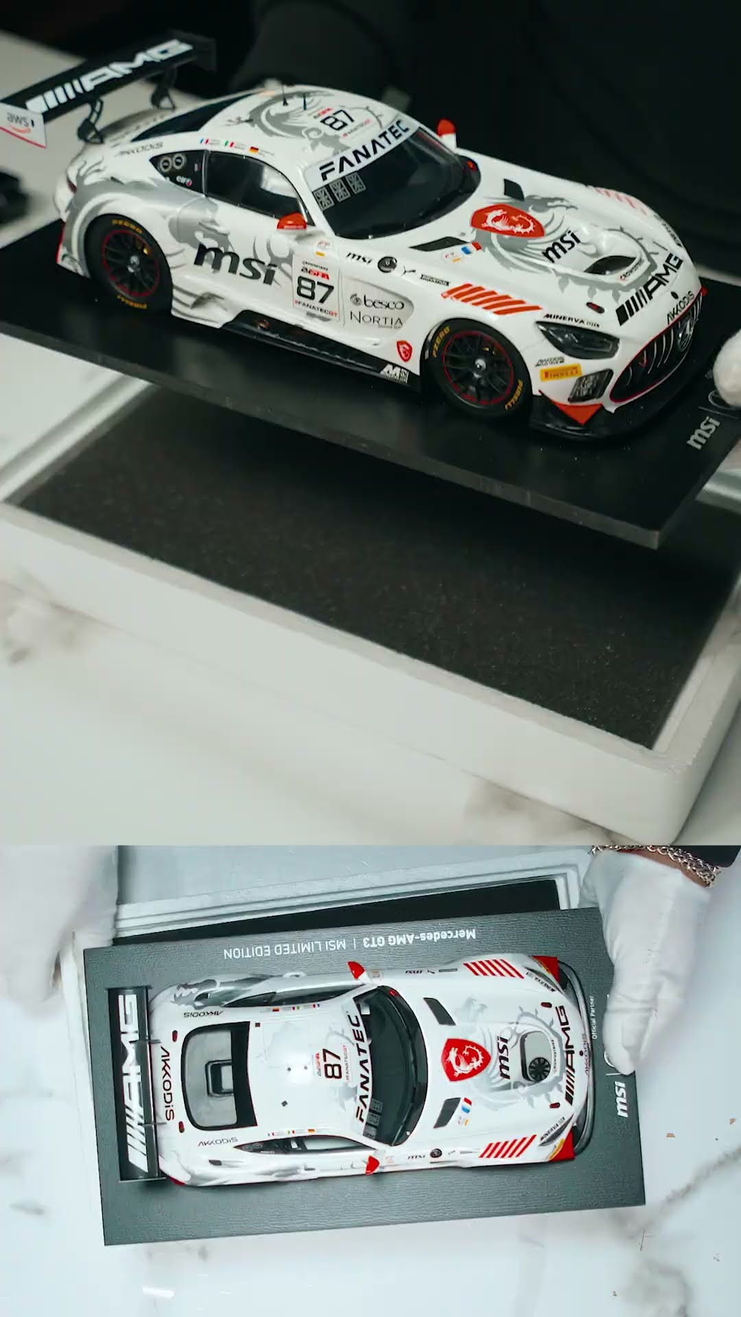 MSI x Mercedes-Benz AMG GT3 limited edition unboxing - YouTube